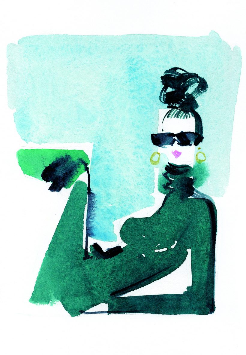 Duchess, a watercolour illustration by Lihuà from the Daydreams collection.