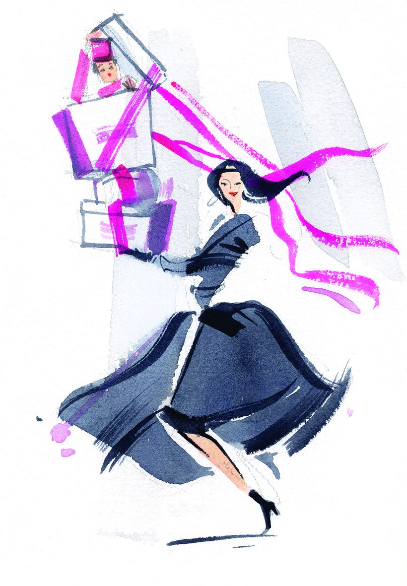 Thanks Mr Santa, a watercolour illustration by Lihuà.