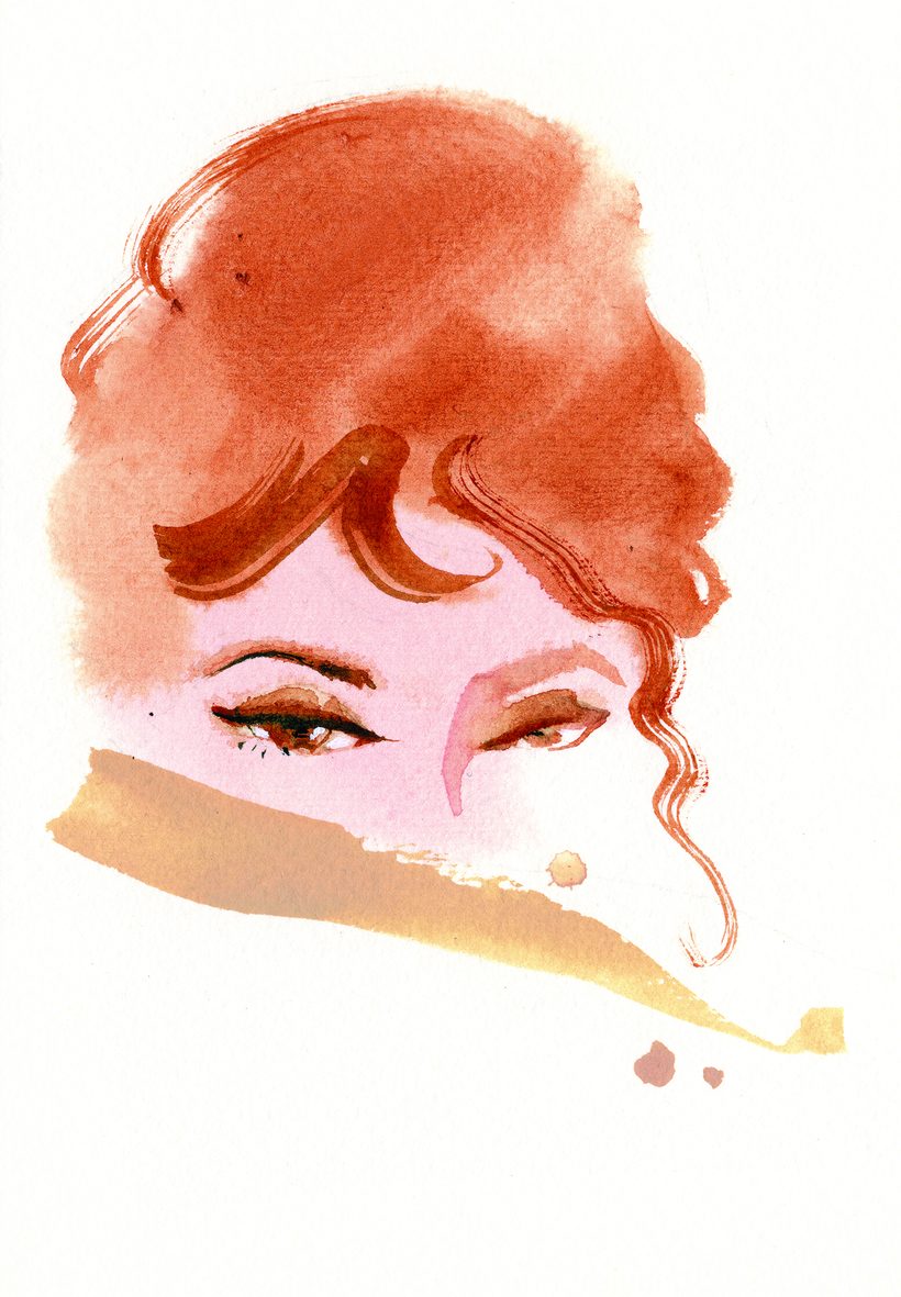 Sketch, a watercolour illustration by Lihuà from the Daydreams collection.