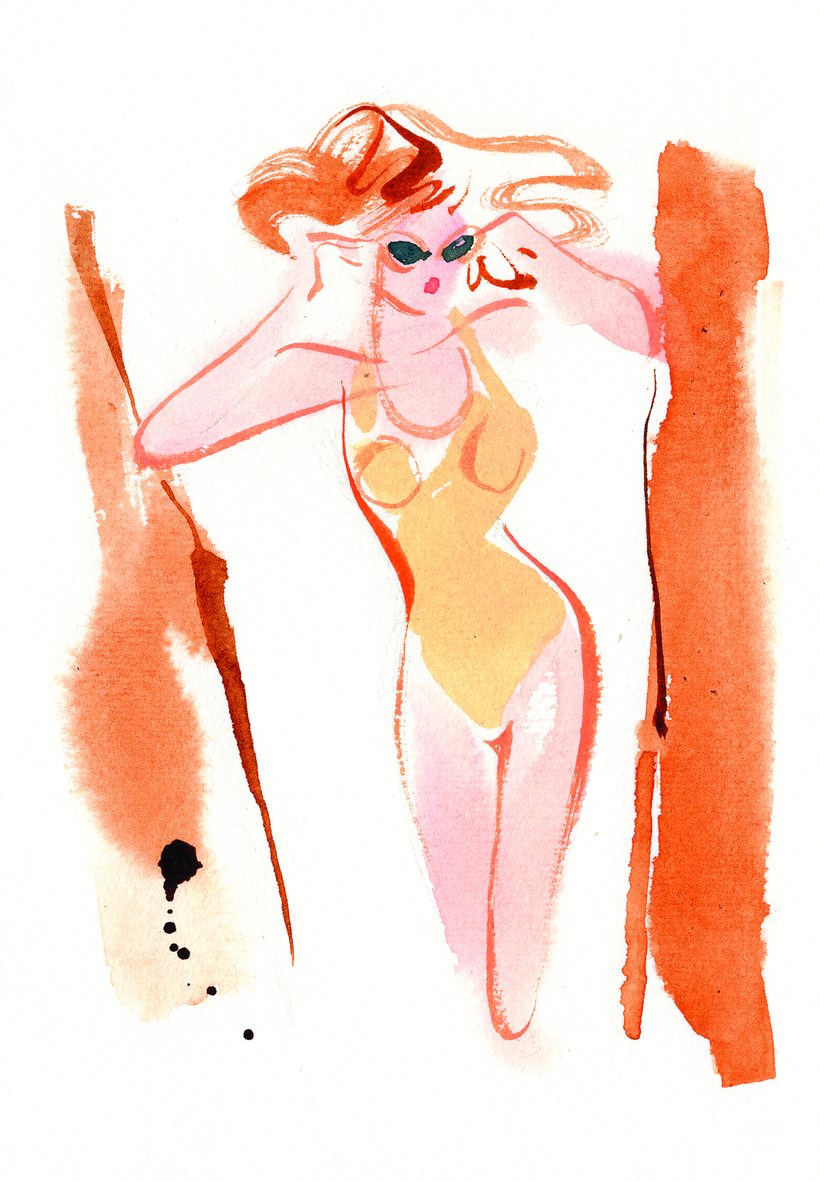 Louis Louis, a watercolour illustration by Lihuà from the Daydreams collection.