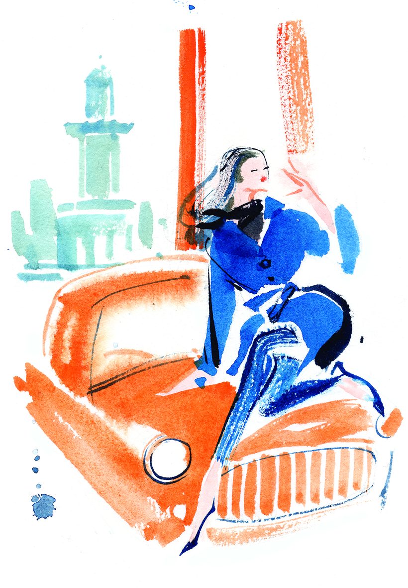 It's a BREEZE, a watercolour illustration by Lihuà from the Daydreams collection.