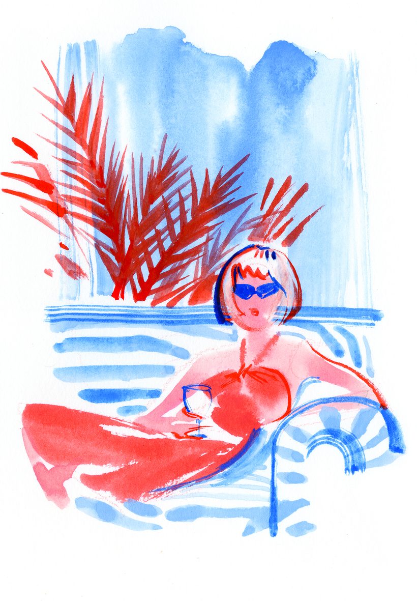 Pais Tropical, a watercolour illustration by Lihuà from the Daydreams collection.