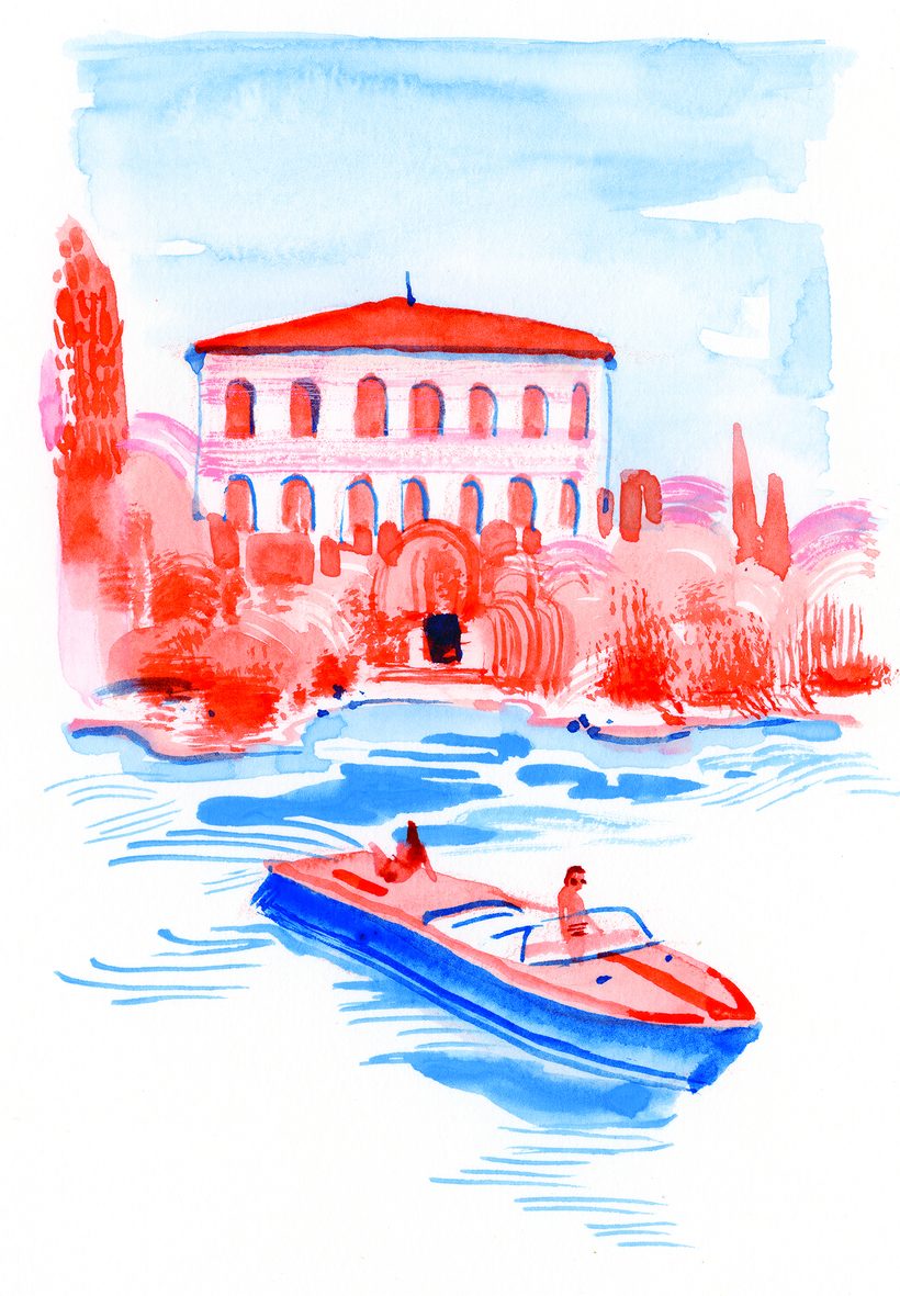Laguna, a watercolour illustration by Lihuà from the Daydreams collection.