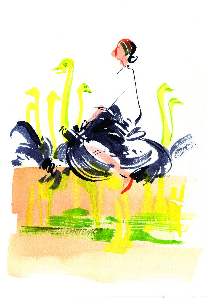 Sketch, a watercolour illustration by Lihuà from the Daydreams collection.