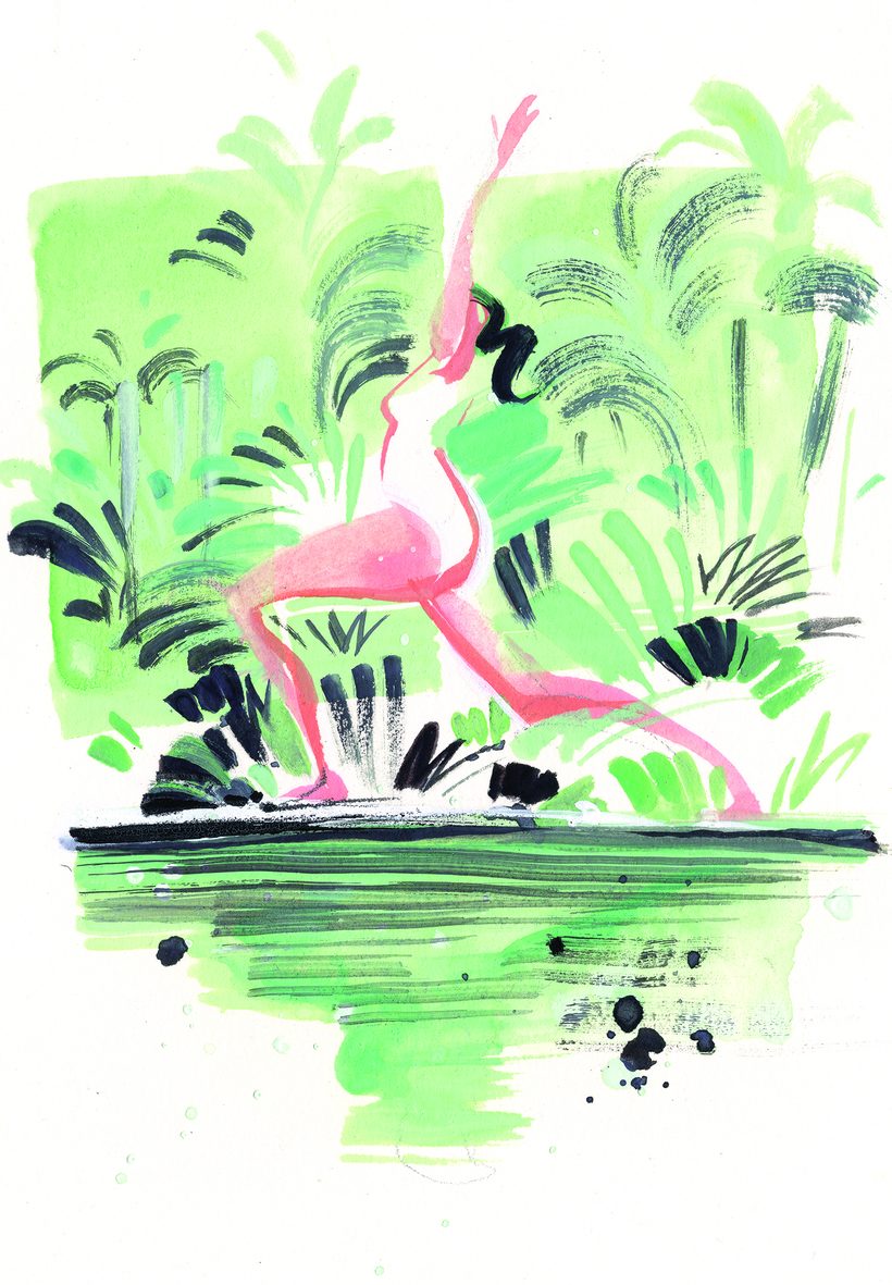 Alo, a watercolour illustration by Lihuà from the Daydreams collection.