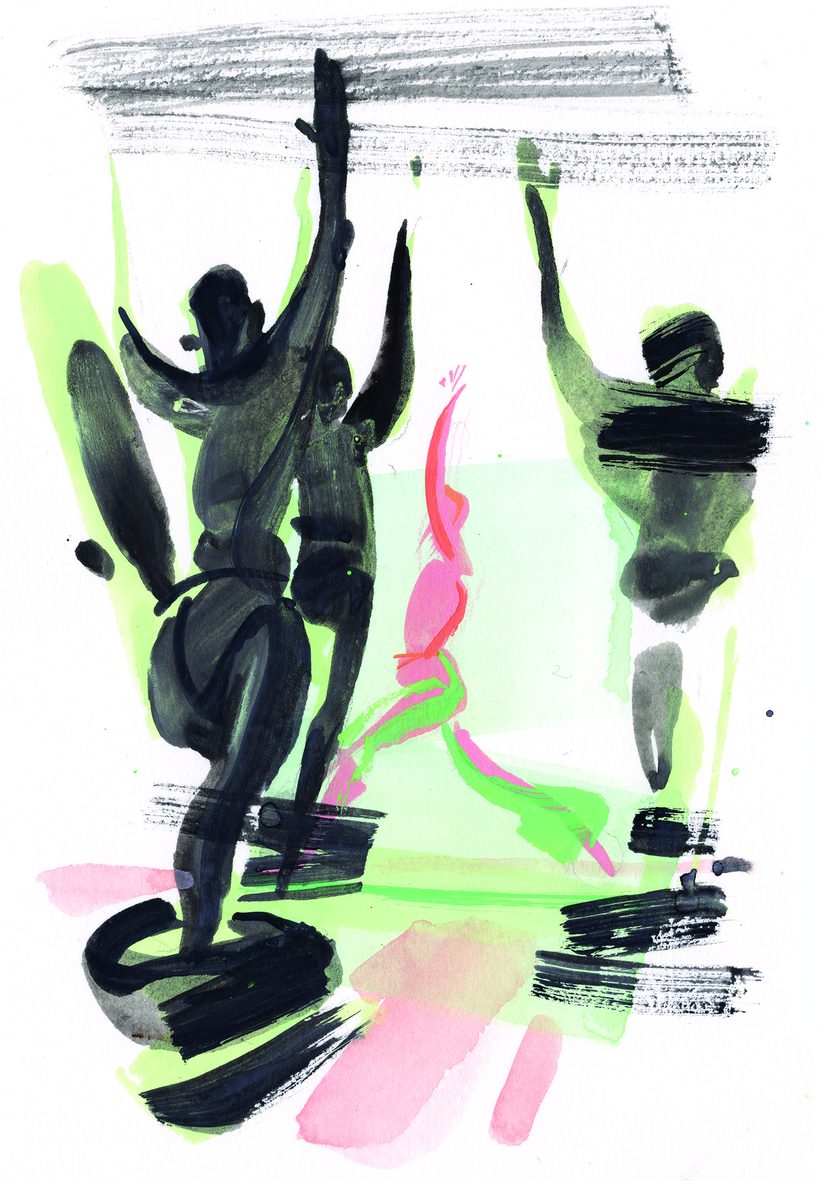 Strokes of Brazil, a watercolour illustration by Lihuà from the Daydreams collection.