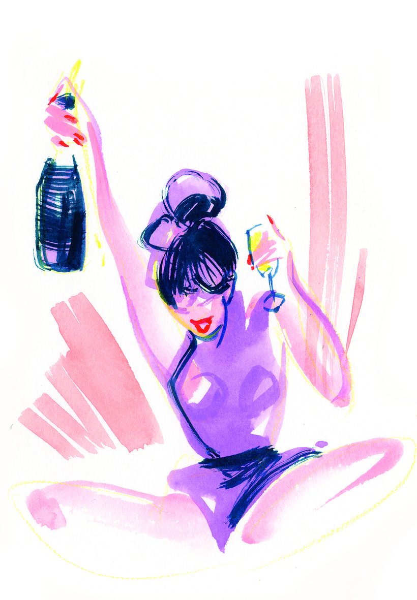 I'm a hero, a watercolour illustration by Lihuà from the Daydreams collection.