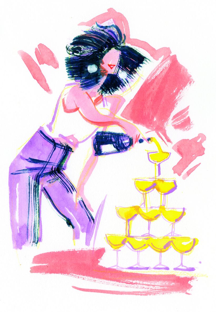 Breakfast anyone?, a watercolour illustration by Lihuà from the Daydreams collection.