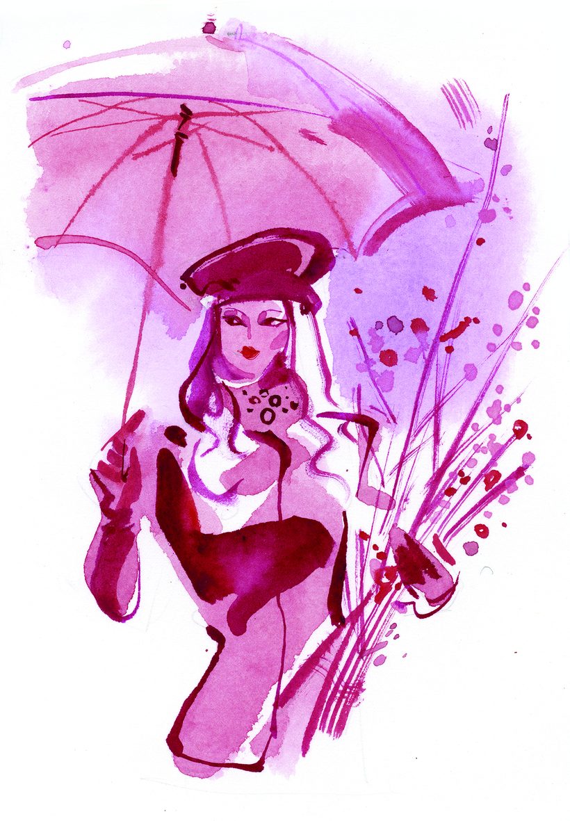 Madame Rogue, a watercolour illustration by Lihuà from the Daydreams collection.