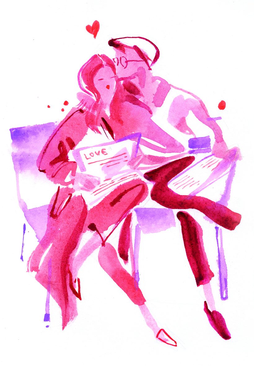 US Weekly, a watercolour illustration by Lihuà from the Daydreams collection.
