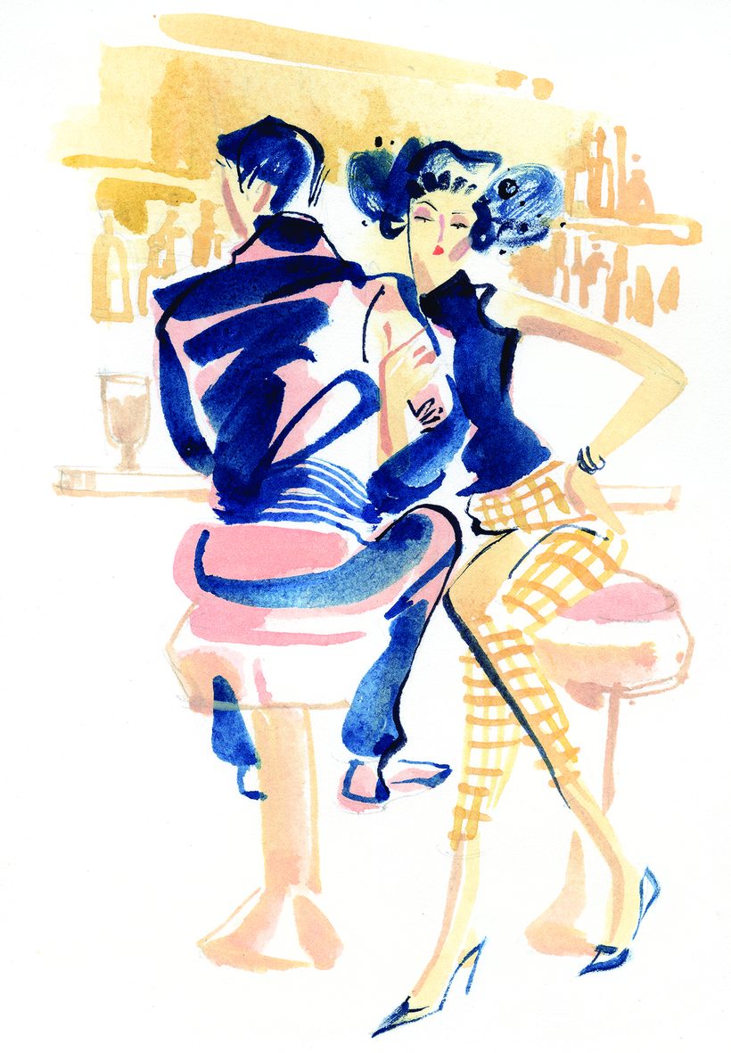He is mine, a watercolour illustration by Lihuà from the Daydreams collection.