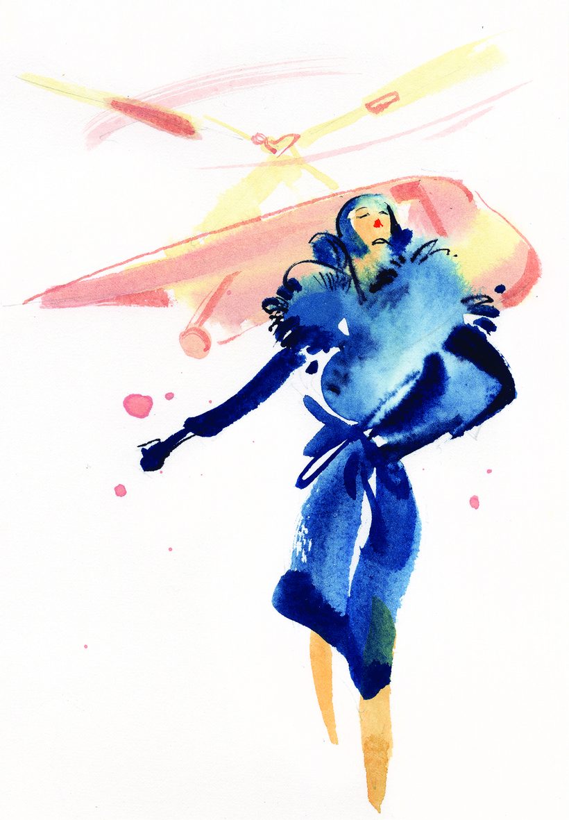 Who is the Boss, a watercolour illustration by Lihuà from the Daydreams collection.