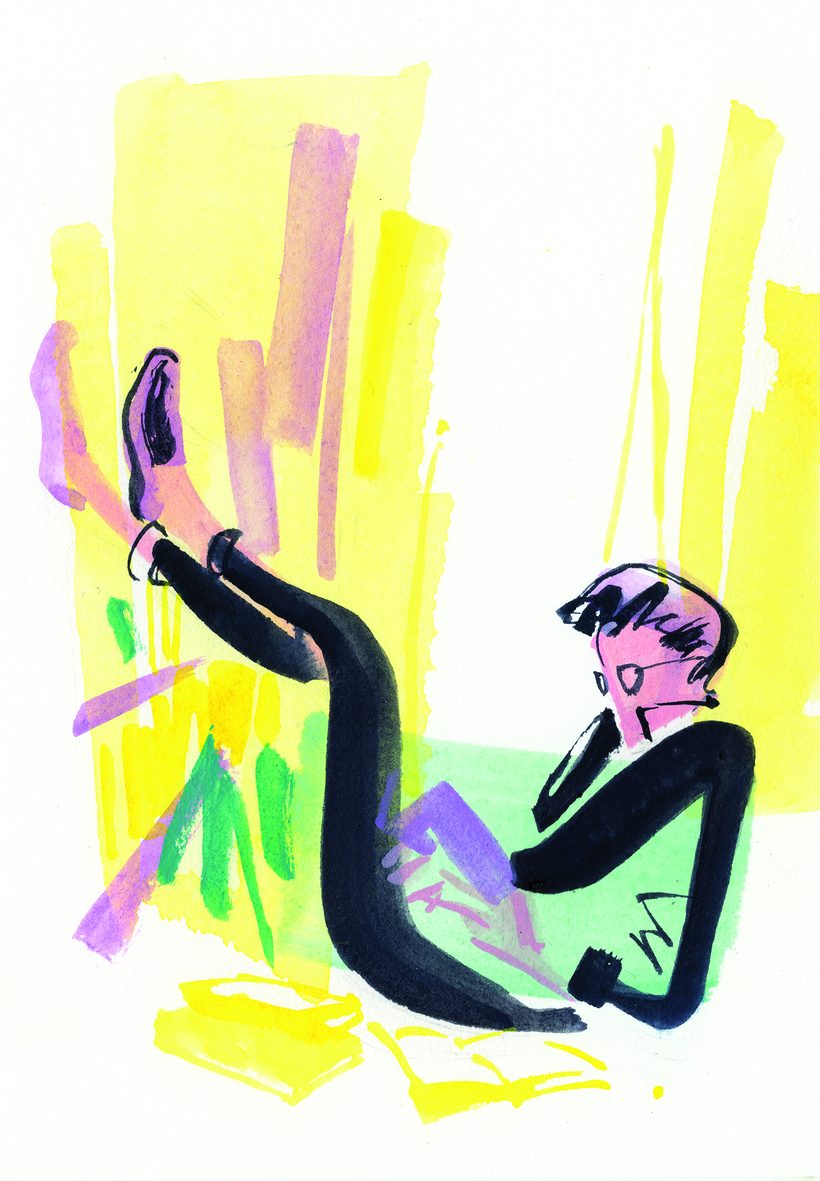 Bam boo, a watercolour illustration by Lihuà from the Daydreams collection.