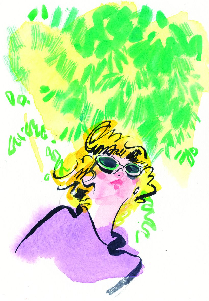 Nicole, a watercolour illustration by Lihuà from the Daydreams collection.