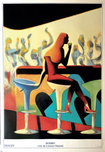 Lorenzo Mattotti poster for the Ca' Foscari Short Film Festival, 2018.