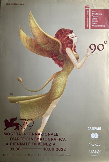 Lorenzo Mattotti poster for La Biennale di Venezia, 2022.