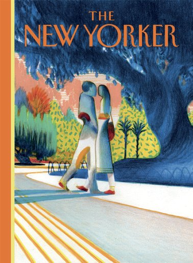 Lorenzo Mattotti illustration for The New Yorker, Memories, 2015.
